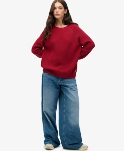 Relaxed Ribbed Knitted Jumper