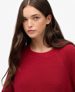 Relaxed Ribbed Knitted Jumper