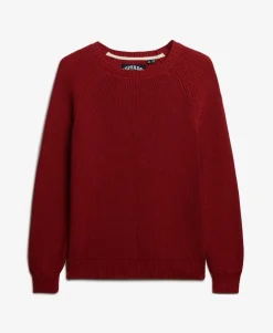 Relaxed Ribbed Knitted Jumper