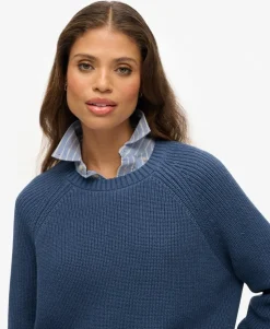 Relaxed Ribbed Knitted Jumper