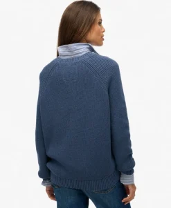 Relaxed Ribbed Knitted Jumper