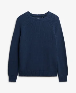 Relaxed Ribbed Knitted Jumper