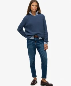 Relaxed Ribbed Knitted Jumper