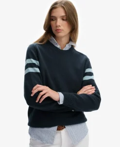 Relaxed Stripe Knitted Jumper