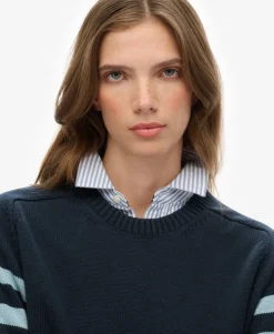 Relaxed Stripe Knitted Jumper