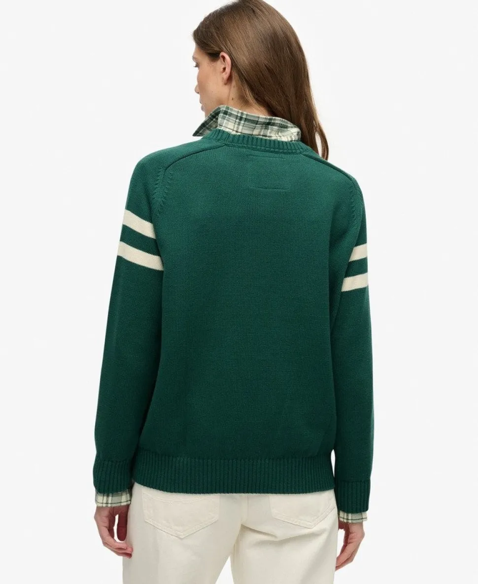 Relaxed Stripe Knitted Jumper