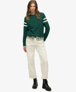 Relaxed Stripe Knitted Jumper