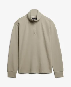 Ribbed Half Zip Jumper