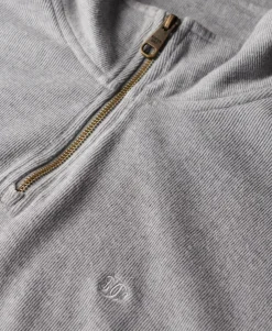 Ribbed Half Zip Jumper