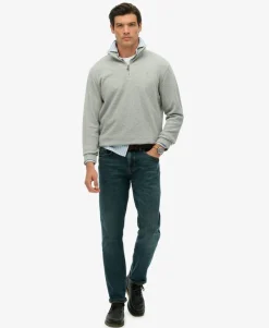 Ribbed Half Zip Jumper