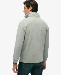 Ribbed Half Zip Jumper