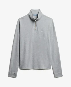 Ribbed Half Zip Jumper
