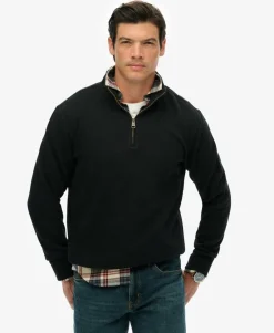 Ribbed Half Zip Jumper