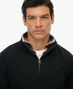 Ribbed Half Zip Jumper