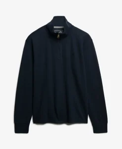 Ribbed Half Zip Jumper