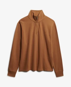 Ribbed Half Zip Jumper