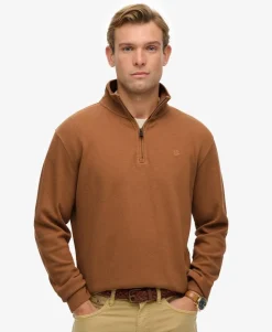 Ribbed Half Zip Jumper