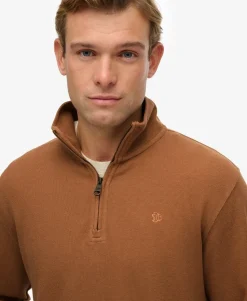 Ribbed Half Zip Jumper