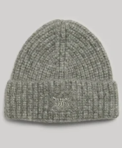 Rib Knit Beanie Hat