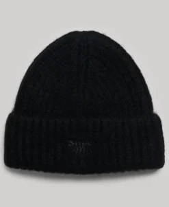 Rib Knit Beanie Hat
