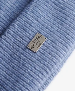 Rib Knitted Beanie Hat