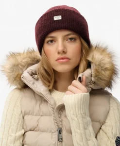 Rib Knitted Beanie Hat