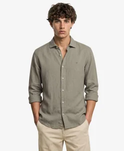 Riviera Long Sleeve Linen Shirt