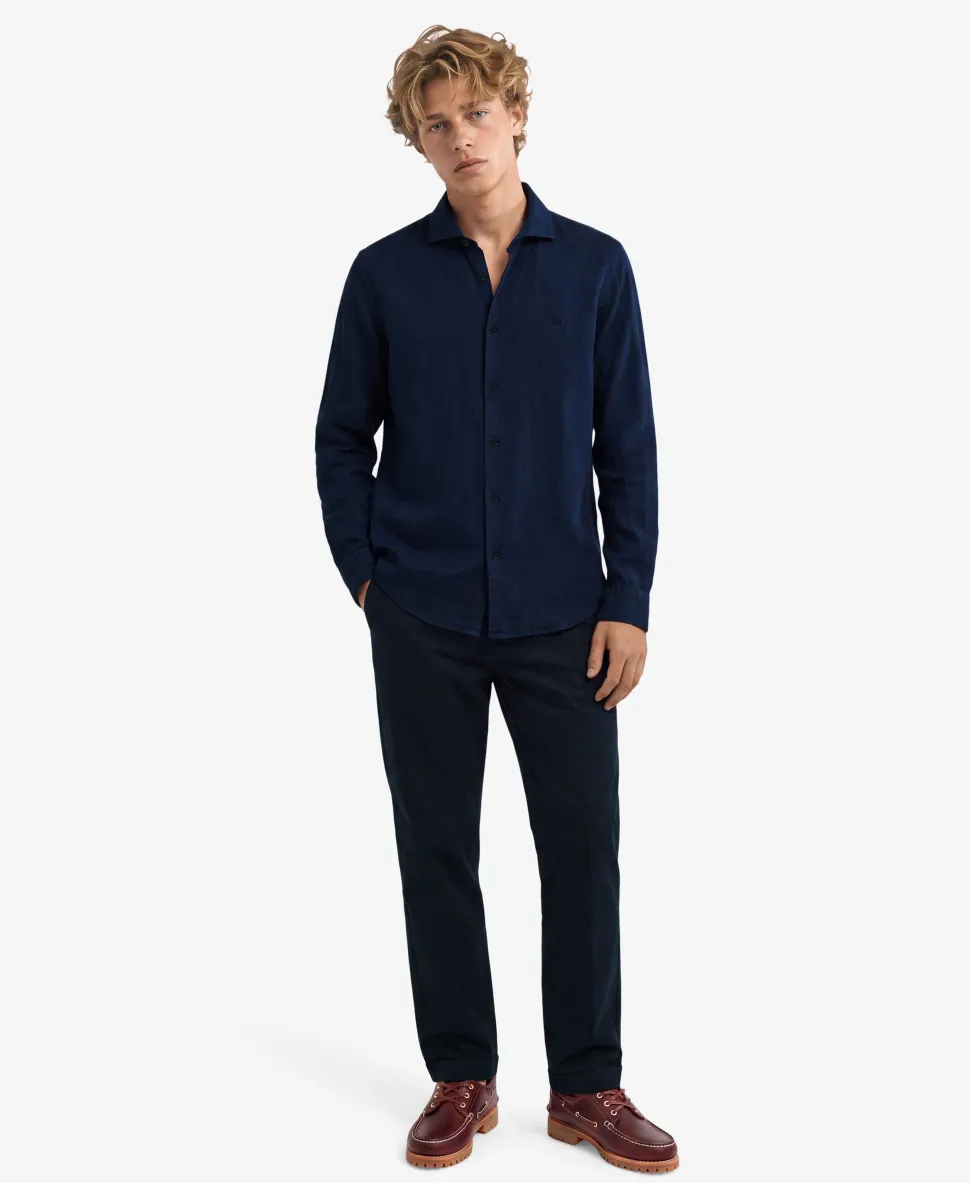 Riviera Long Sleeve Linen Shirt