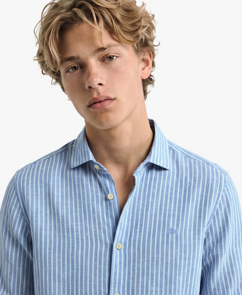 Riviera Long Sleeve Linen Shirt