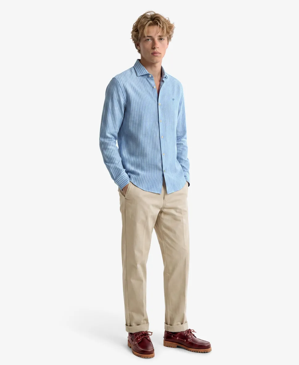 Riviera Long Sleeve Linen Shirt