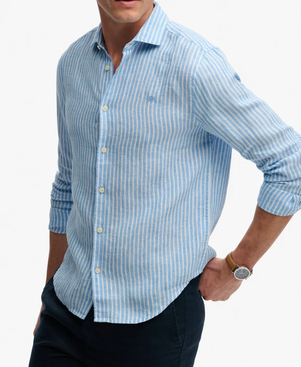 Riviera Long Sleeve Linen Shirt