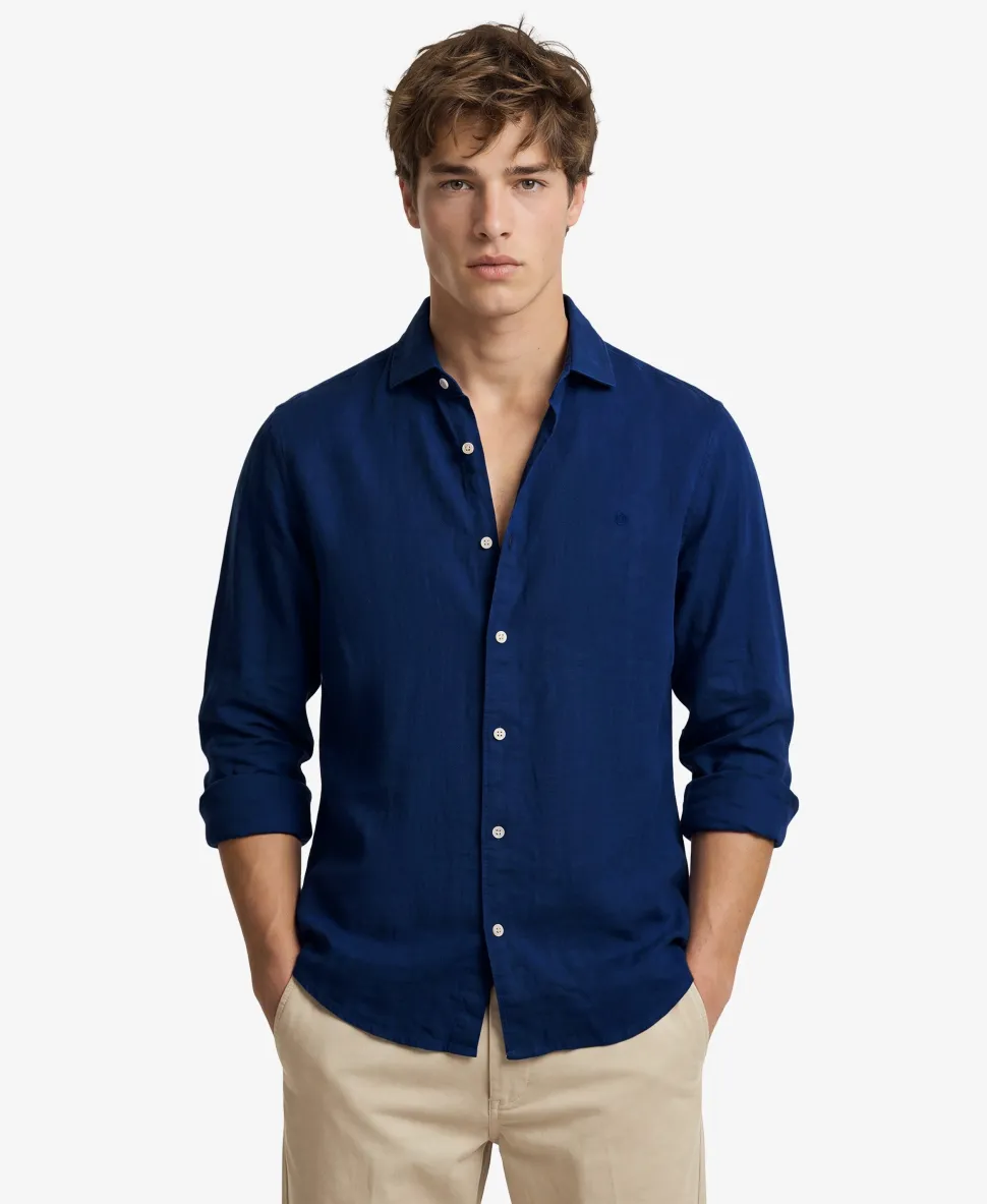 Riviera Long Sleeve Linen Shirt