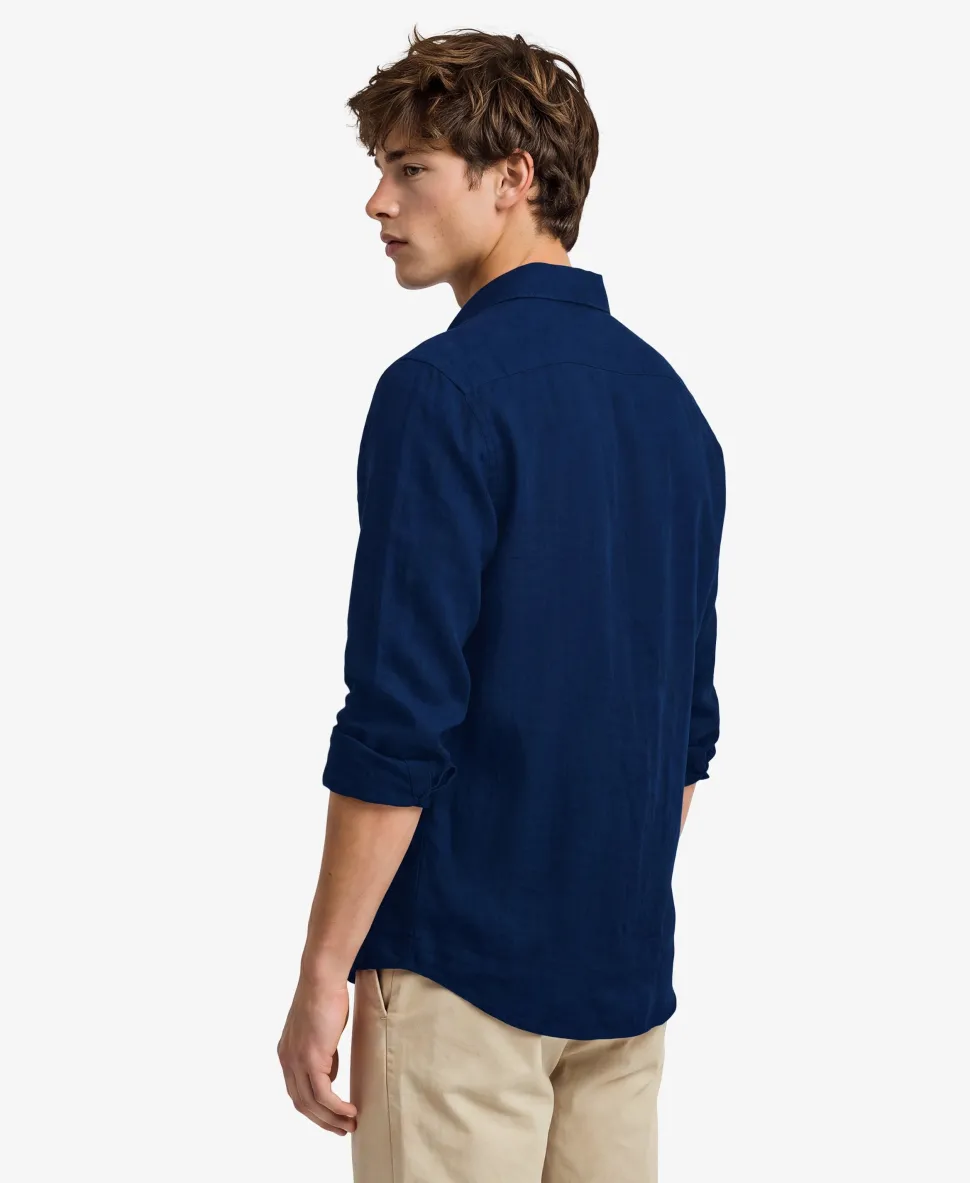 Riviera Long Sleeve Linen Shirt