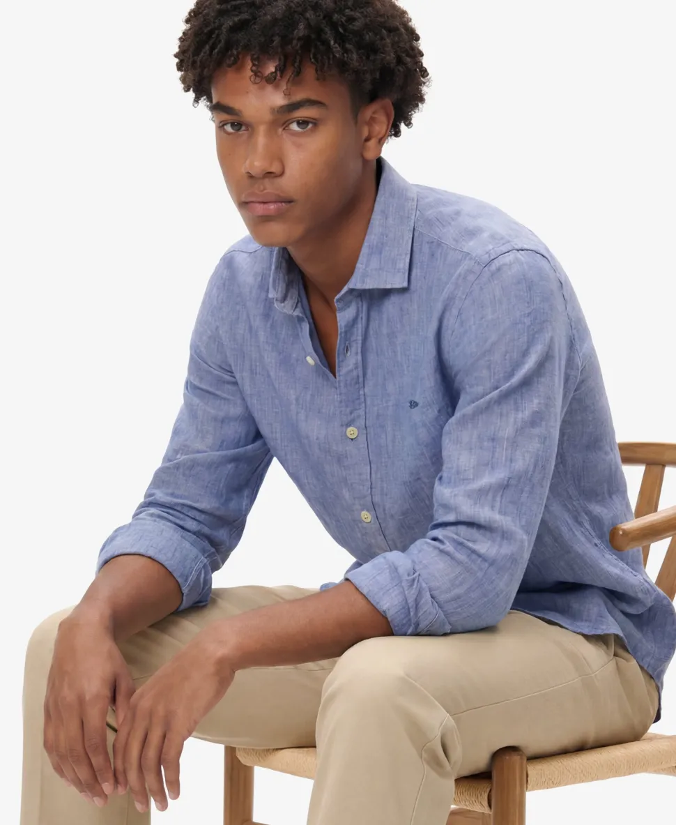 Riviera Long Sleeve Linen Shirt