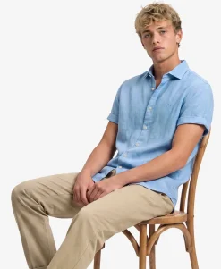 Riviera Short Sleeve Linen Shirt