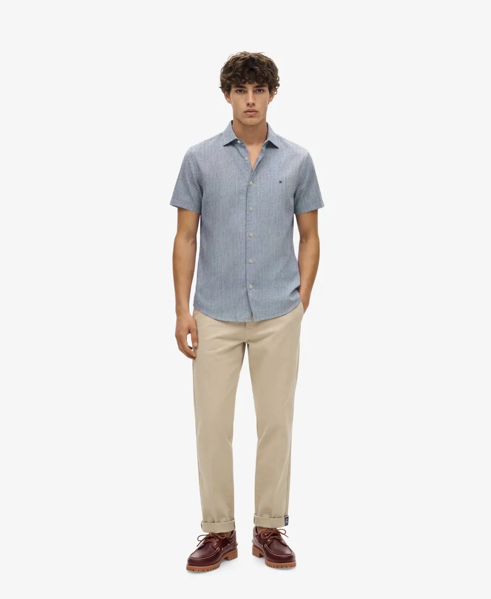 Riviera Short Sleeve Linen Shirt