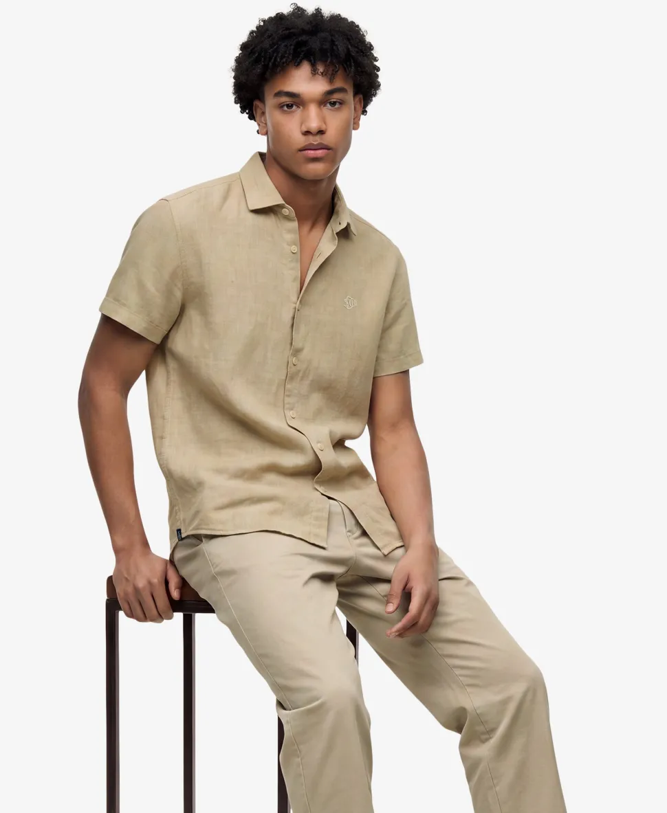 Riviera Short Sleeve Linen Shirt