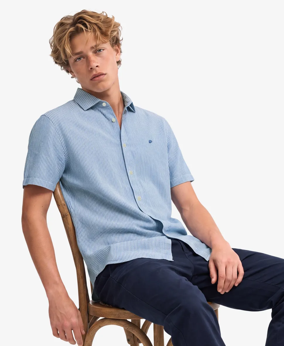 Riviera Short Sleeve Linen Shirt