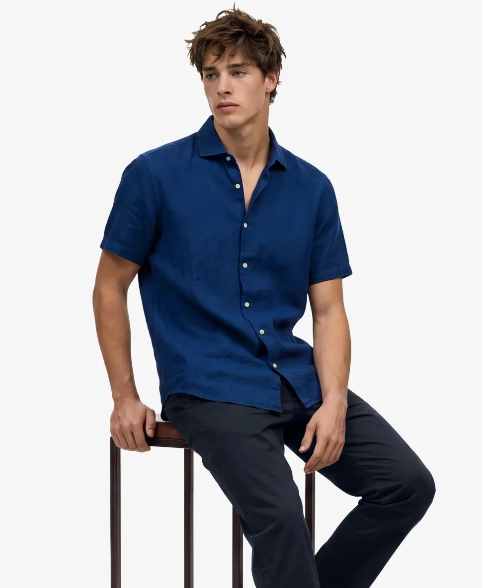 Riviera Short Sleeve Linen Shirt