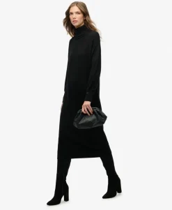 Rollneck Midi Jumper Dress