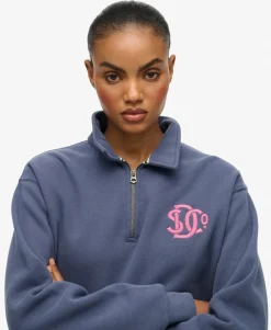 SD&Co. Collared Half Zip Sweatshirt
