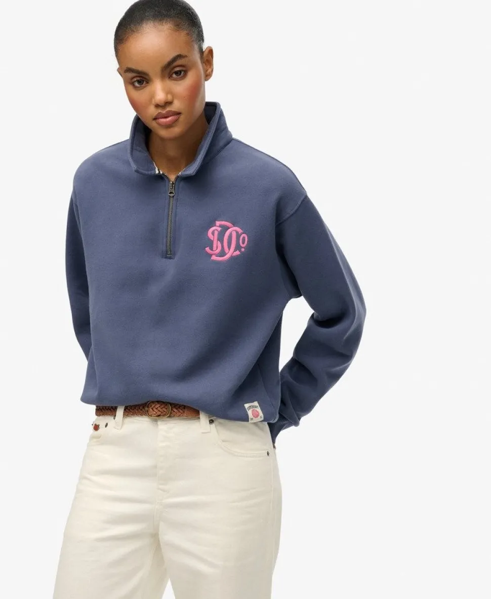 SD&Co. Collared Half Zip Sweatshirt