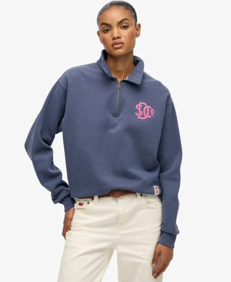 SD&Co. Collared Half Zip Sweatshirt