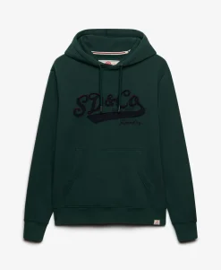 SD&Co Washed Embroidered Relaxed Hoodie