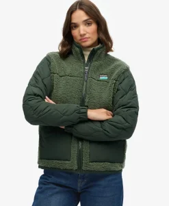 Sherpa Fleece Hybrid Jacket