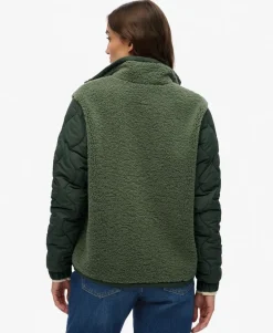Sherpa Fleece Hybrid Jacket