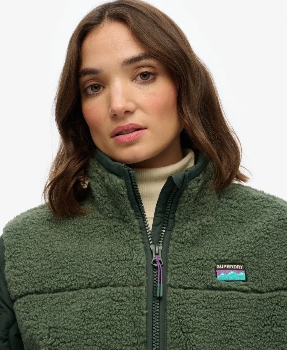 Sherpa Fleece Hybrid Jacket