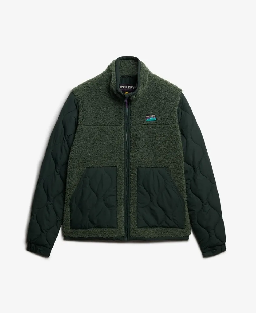 Sherpa Fleece Hybrid Jacket