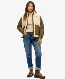 Sherpa Fleece Hybrid Jacket