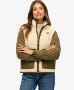 Sherpa Fleece Hybrid Jacket